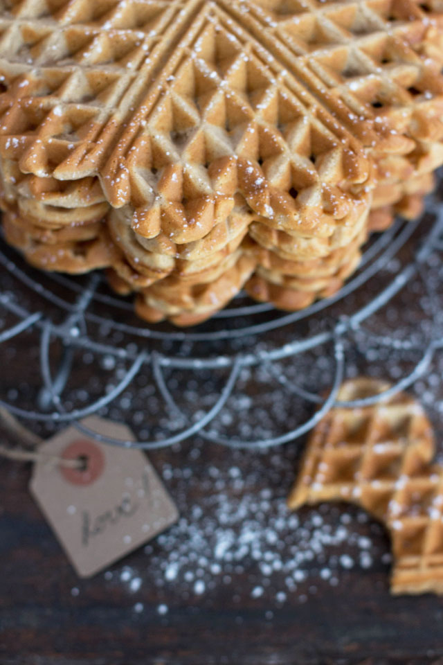 Einfach wunderbare, gesunde Waffeln