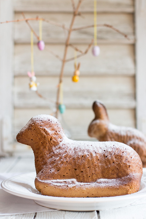 Gesundes Osterlamm in Kuchenform